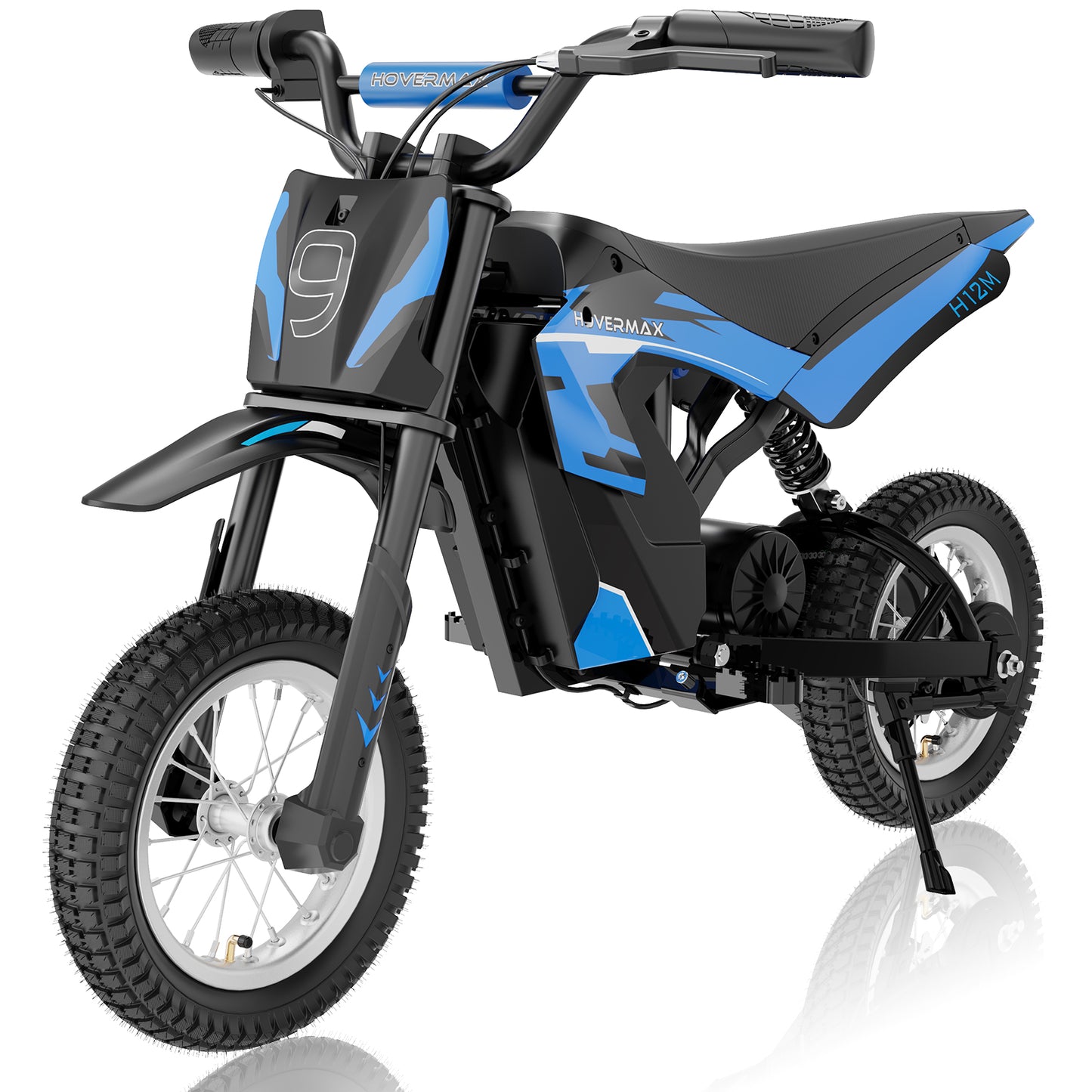 HOVERMAX H12M Vélo tout-terrain électrique pour enfants et adolescents, 300 W, vitesse maximale : 12, 5 mph, pneus à air de 12 pouces