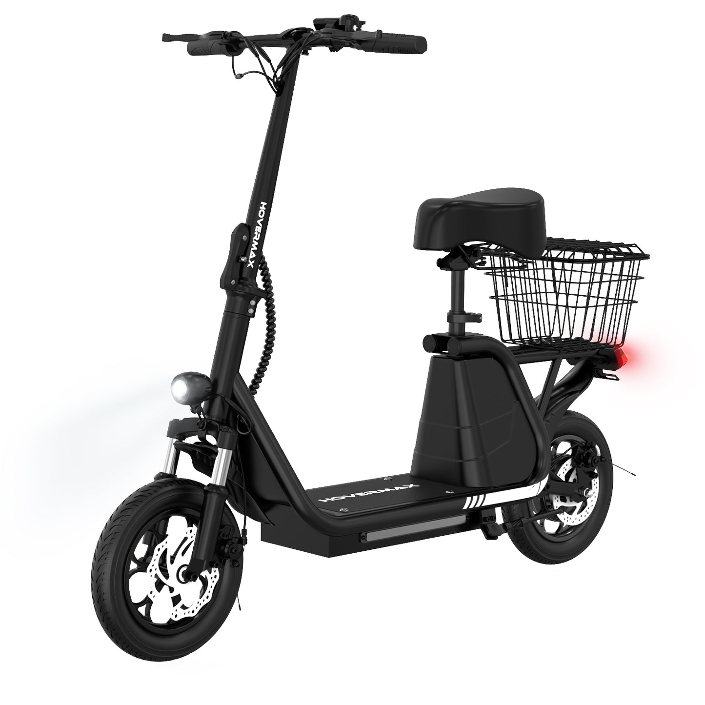 HOVERMAX H10S Electric Scooter with Seat & Carry Basket