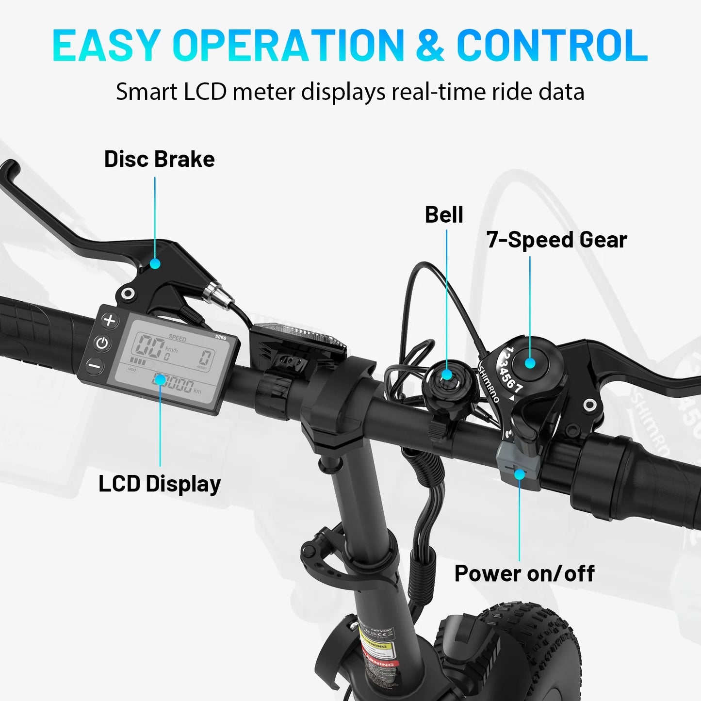 HOVERMAX HK10 PRO 750W Electric Bike for Adults 20X4.0"