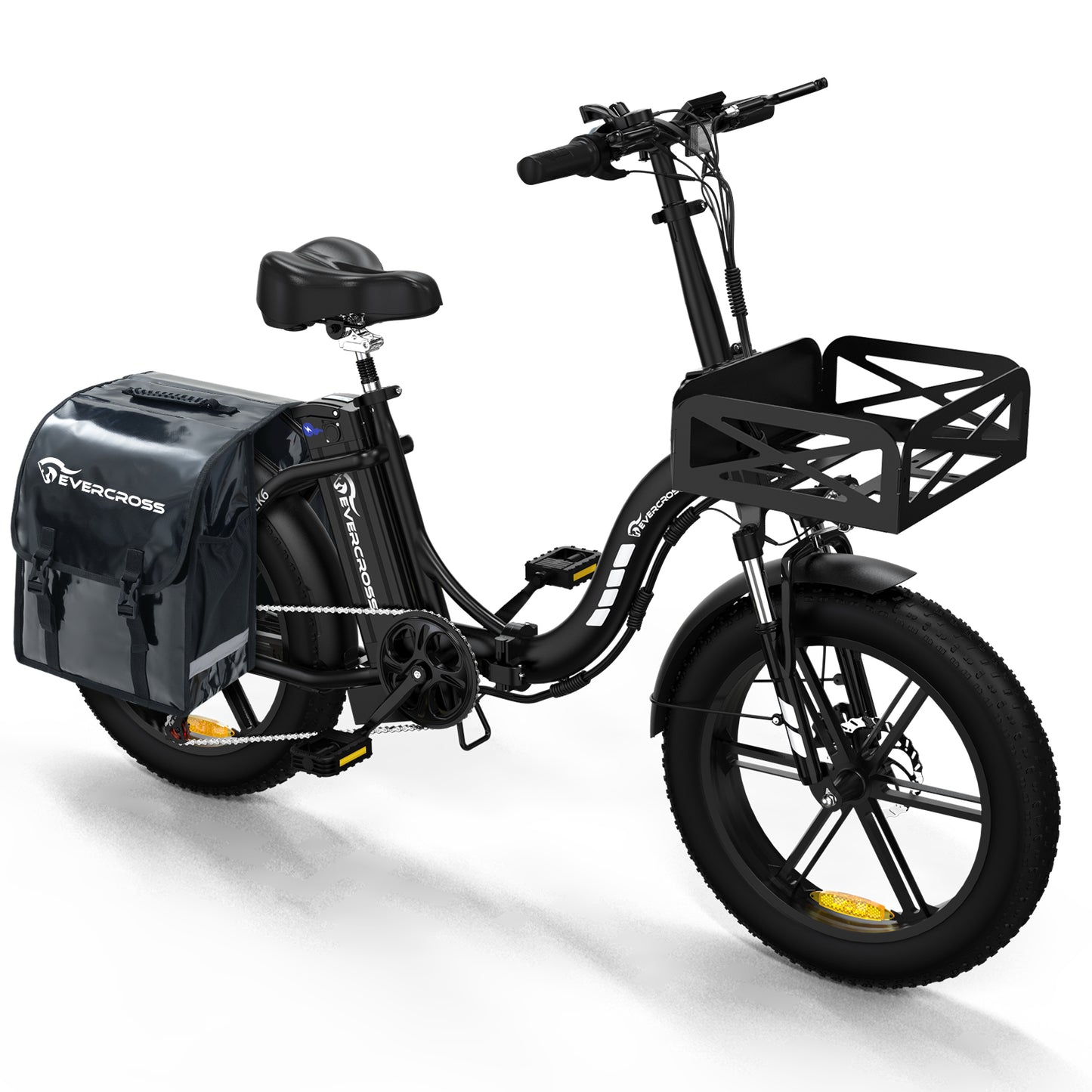 EVERCROSS EK6 Foldable Electric Mountain Bike – 20" Fat Tire