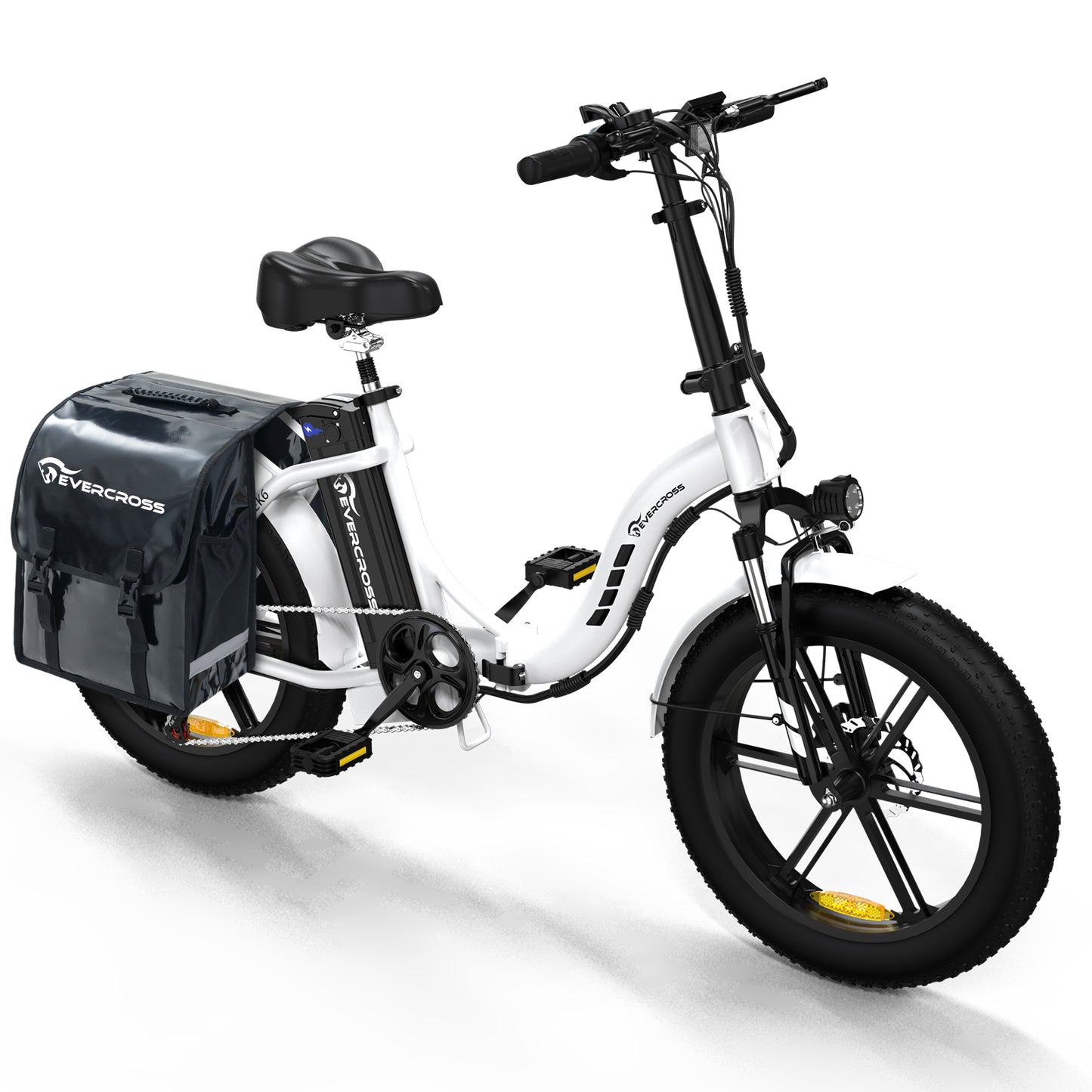 EVERCROSS EK6 Foldable Electric Mountain Bike – 20" Fat Tire