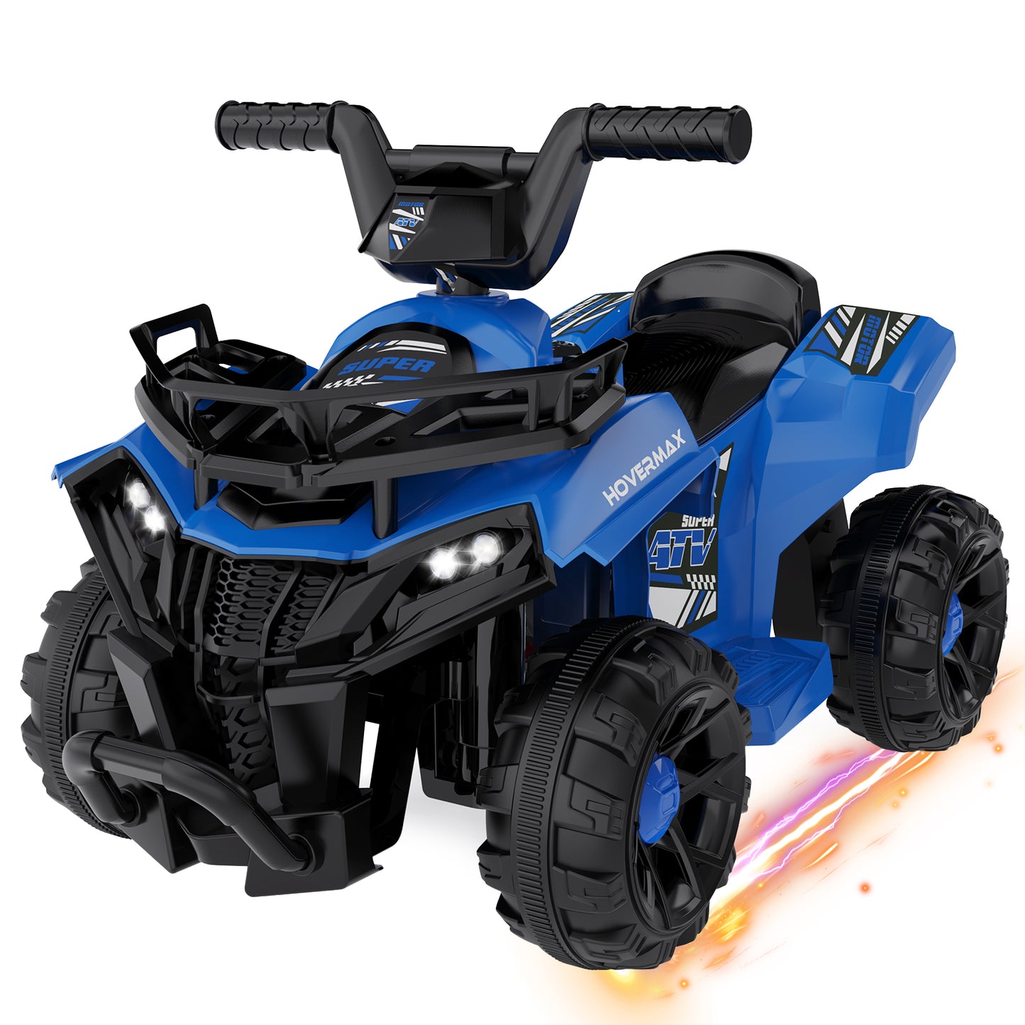 HOVERMAX ET2 6V Battery-Powered Kids' Ride-On ATV with Music Function