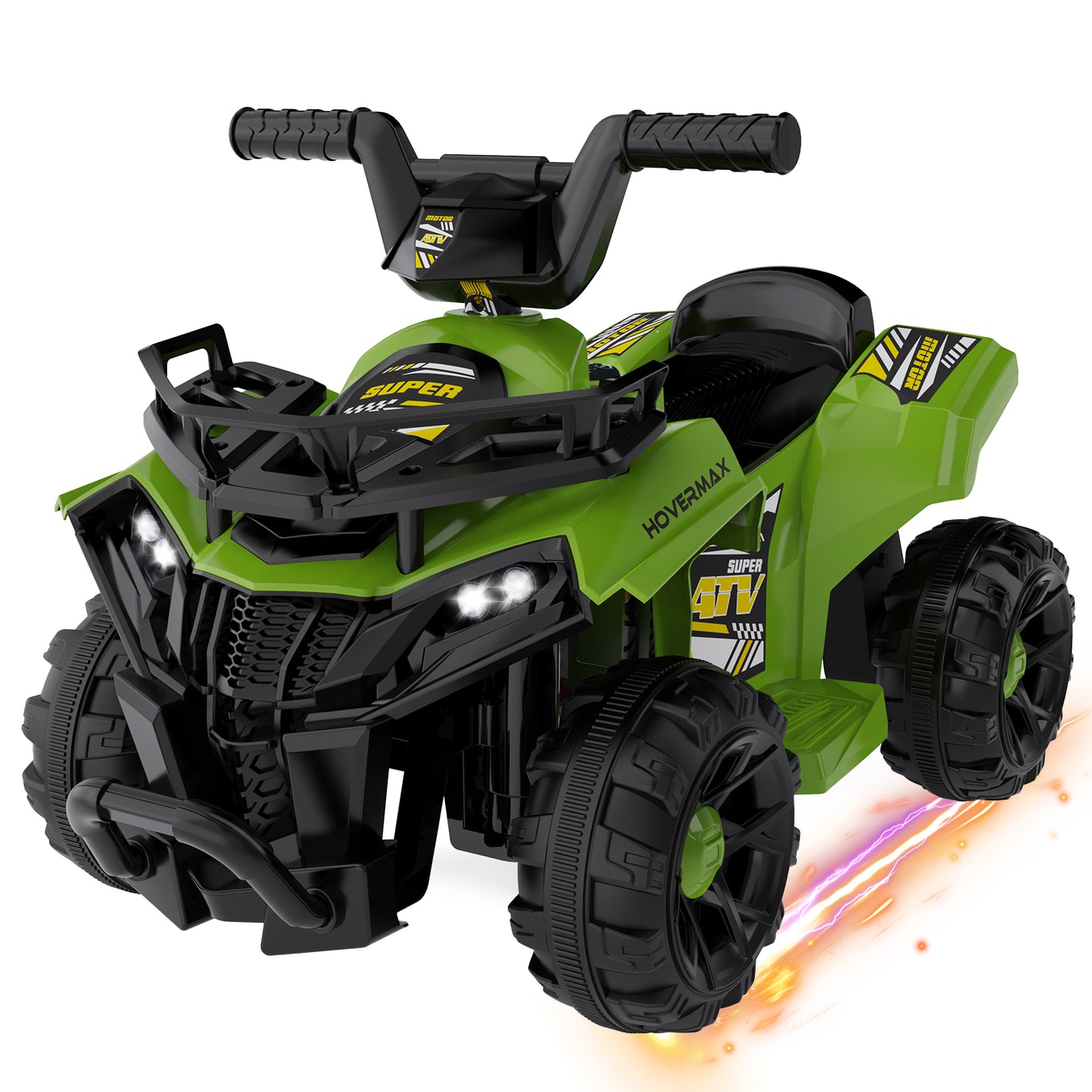 HOVERMAX ET2 6V Battery-Powered Kids' Ride-On ATV with Music Function
