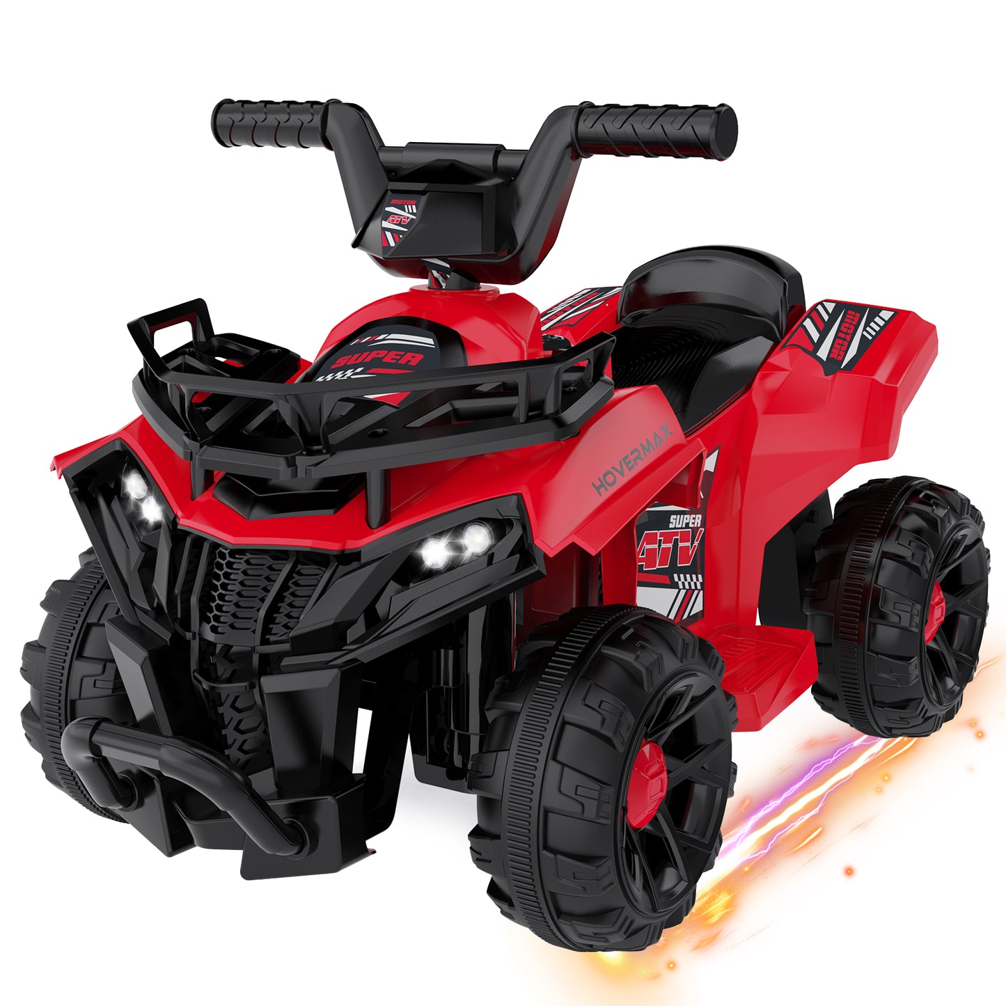 HOVERMAX ET2 6V Battery-Powered Kids' Ride-On ATV with Music Function