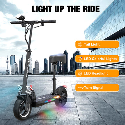 EVERCROSS H5 ELEKTRO SCOOTER, 10 "SOLIDE REIFEN &amp; 800W MOTOR