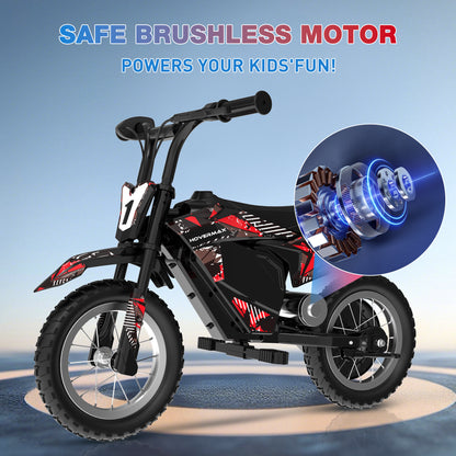 HOVERMAX H14M 12V Electric Dirt Bike 150W Motor Max Speed 10 mph Powered Ride on for Child aged 3-7
