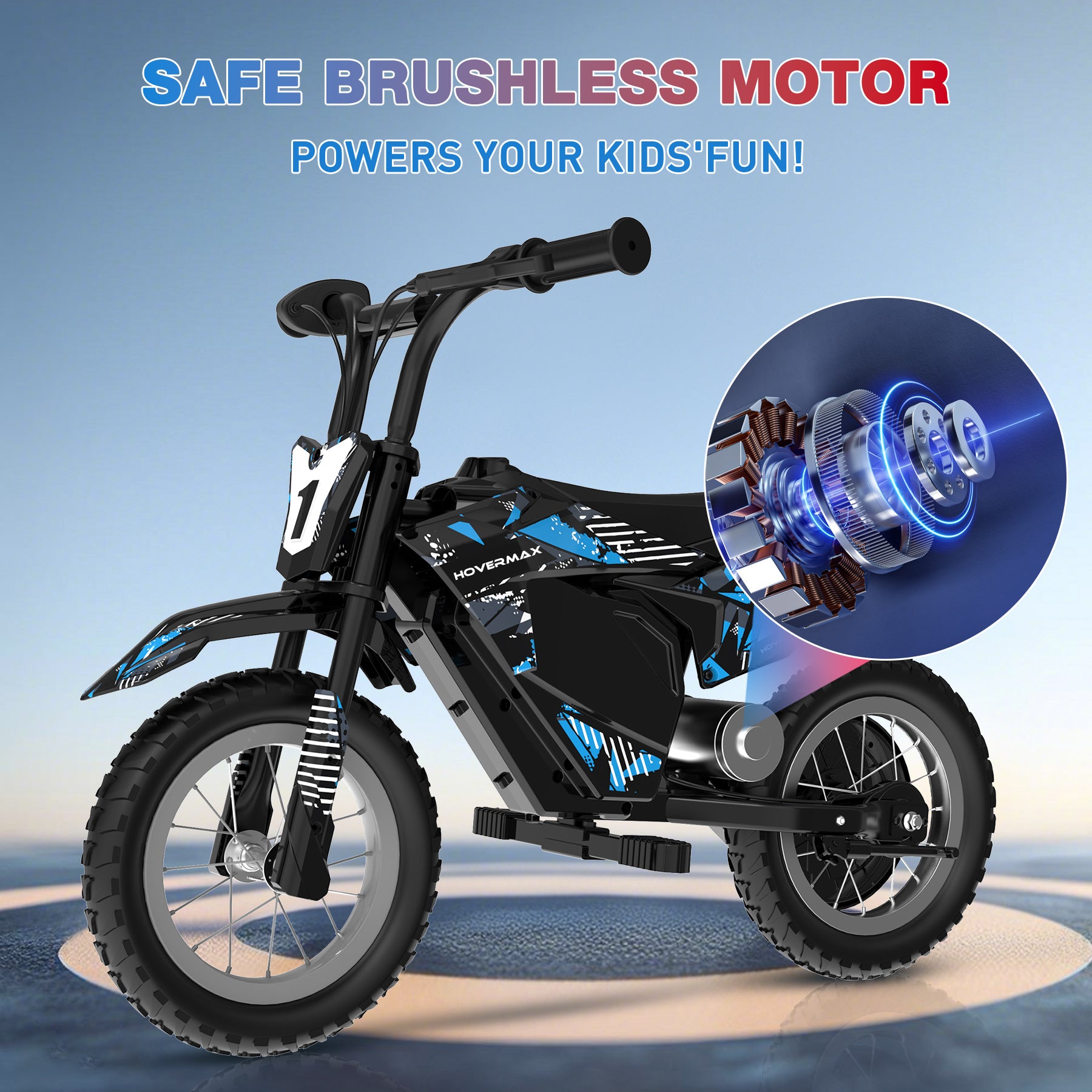 HOVERMAX H14M 12V Electric Dirt Bike 150W Motor Max Speed 10 mph