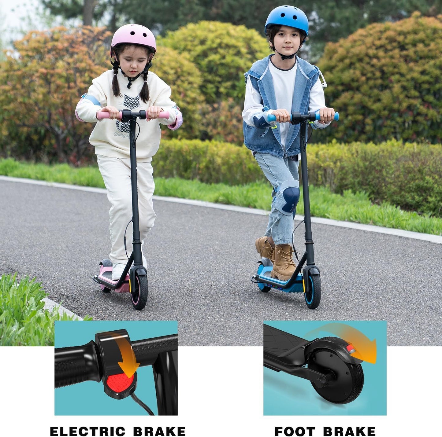 HOVERMAX H06Q Kids Electric Scooter - Ages 6-12