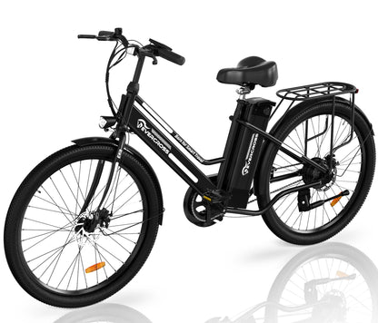 EVERCROSS EK8 Erwachsene Elektro, Fett Feuer Elektro, 26 Zoll Pedal-Unterstützung Elektrizität