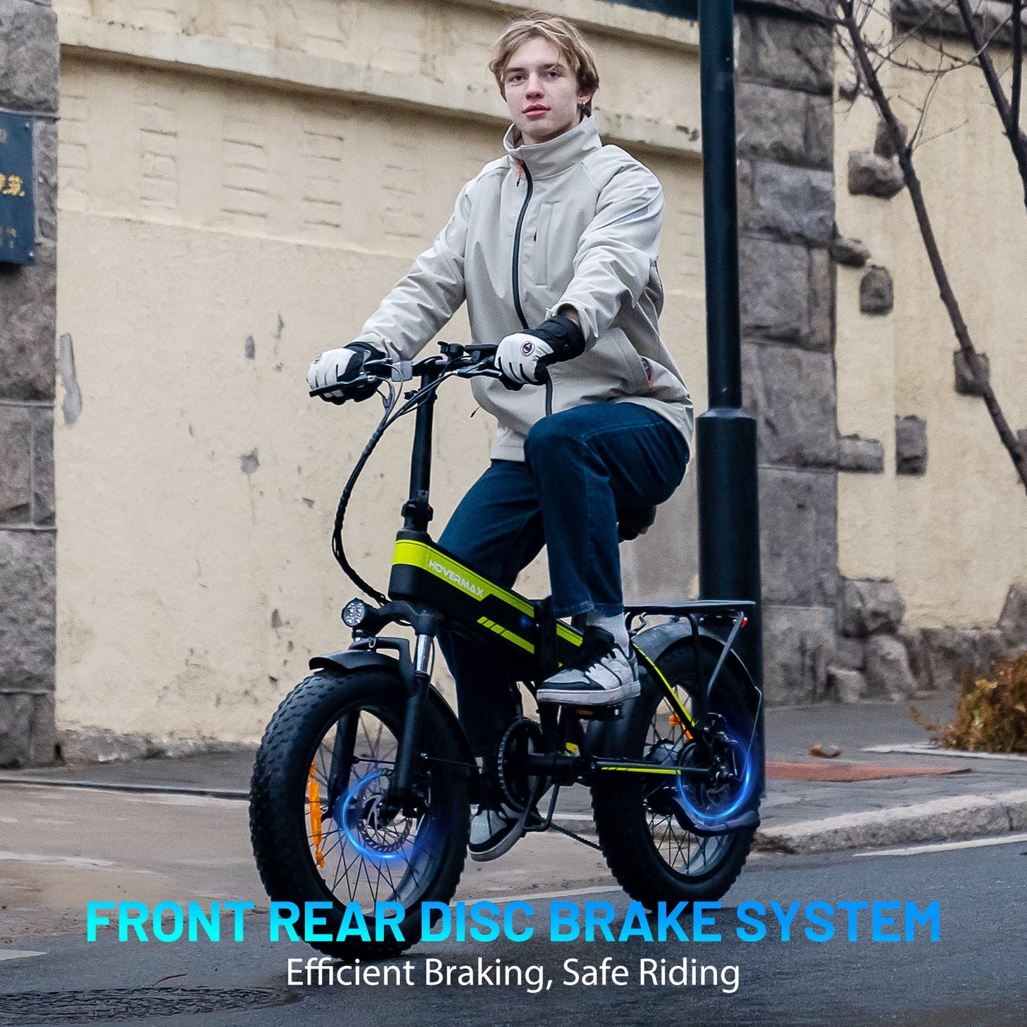 HOVERMAX HK10M 750W Elektrofahrrad - All-Terrain Fat Tire eBike mit 7-Gang-System