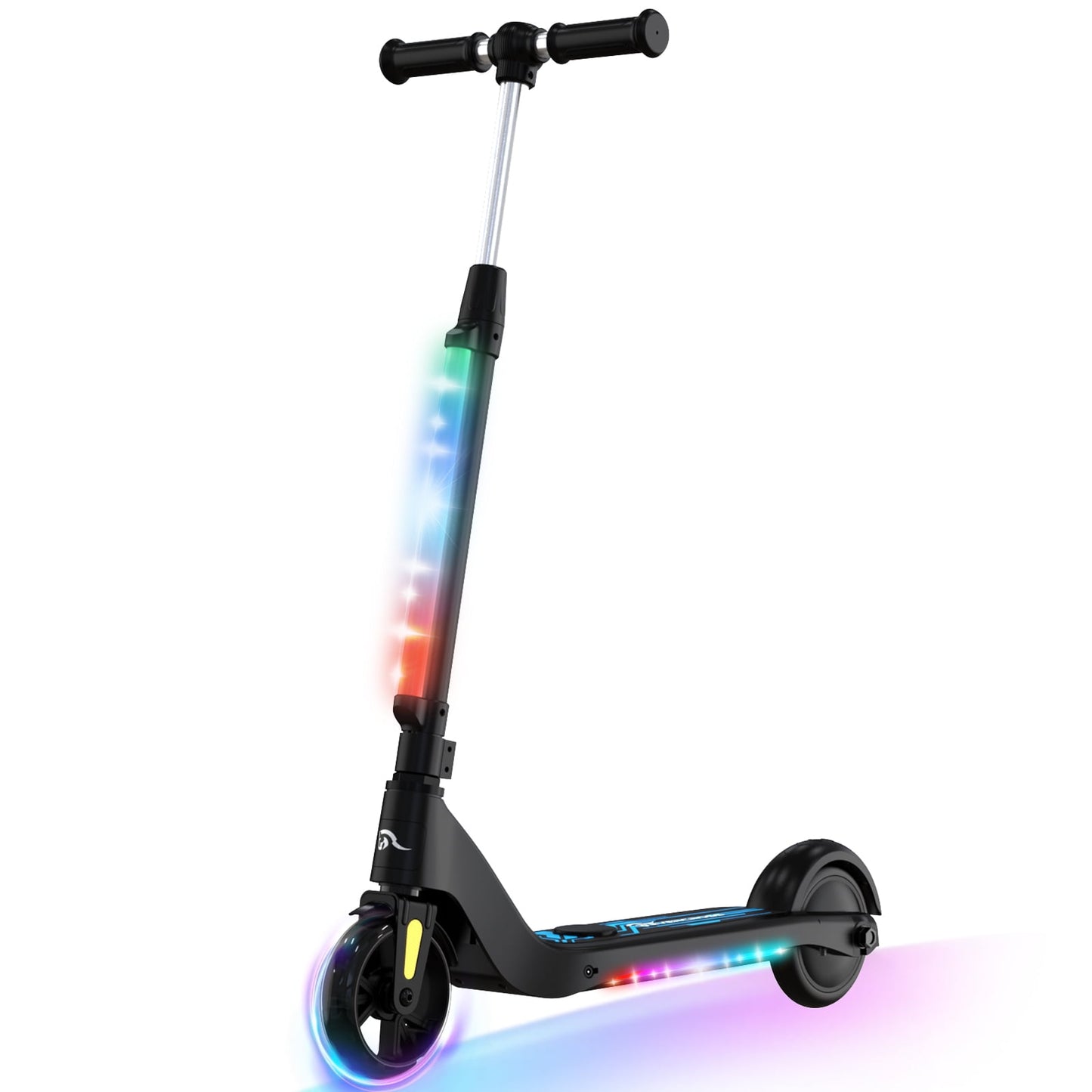 EVERCROSS EV05C Elektro roller für Kinder im Alter von 4 , 5 Meilen pro Stunde und 40 Minuten Fahrt, LED Bunte Lichter, Einstellbare Höhe und Leicht gewicht, Geschenk für Kinder