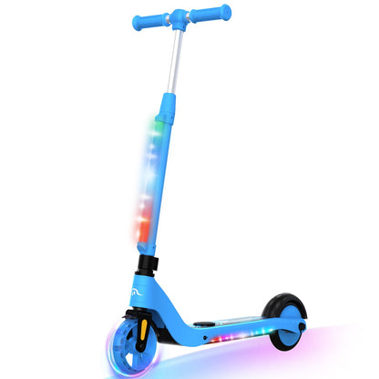 EVERCROSS EV05C Elektro roller für Kinder im Alter von 4 , 5 Meilen pro Stunde und 40 Minuten Fahrt, LED Bunte Lichter, Einstellbare Höhe und Leicht gewicht, Geschenk für Kinder