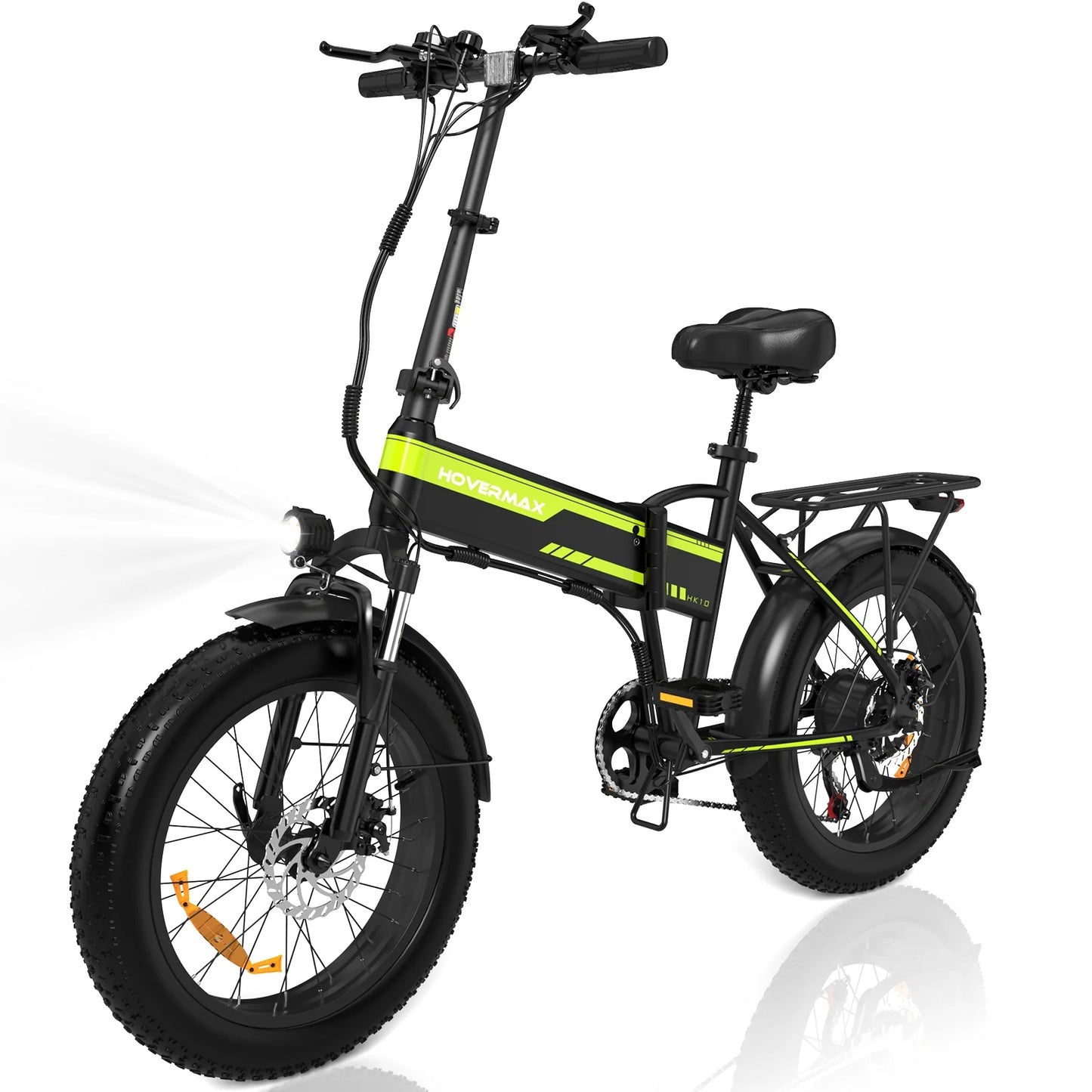 HOVERMAX HK10M 750W Electric Bike - All-Terrain Fat Tire eBike with 7 ...