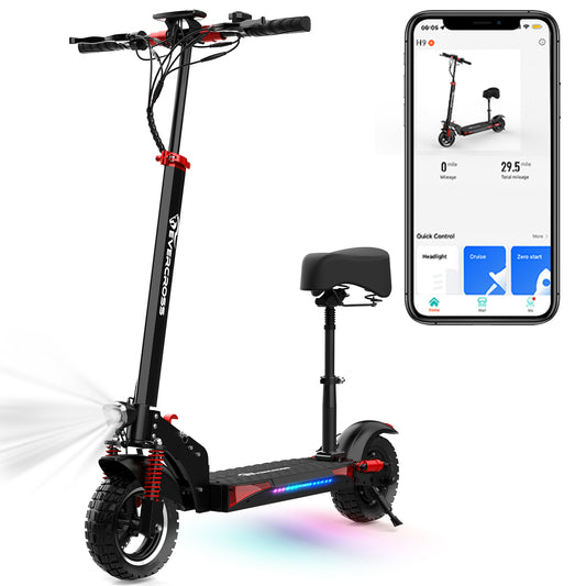 EVERCROSS H9 Foldable Electric Scooter With Seat