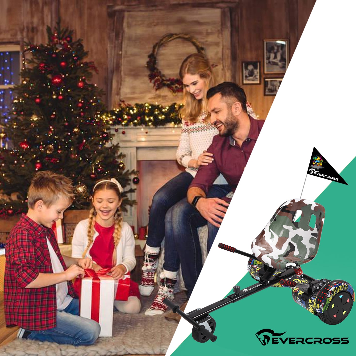 EVERCROSS Offroad Hoverboard Seat Attachment
