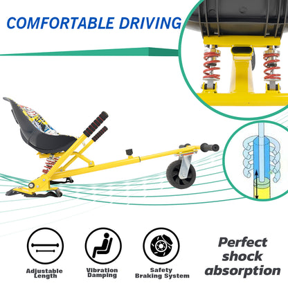 EVERCROSS Fixation de siège pour Hoverboard Offroad